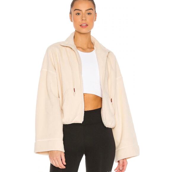 Free People Climb High Yoga Fleece Zip Up, Small - Picture 1 of 7